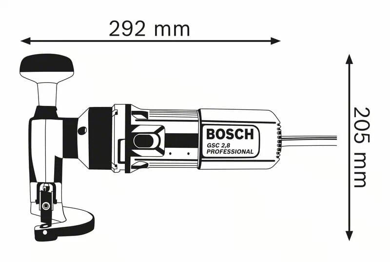 Cizalla 500w 1506 GSC 2.8 Bosch
