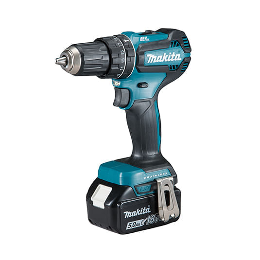 Taladro Percutor Inalámbrico 13mm 18v DHP485RFE Makita