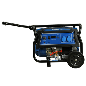 Generador Hyundai Gasolina 3,2/3,5 Kw/Kva P.eléctrica monofásico Abierto c/ruedas
