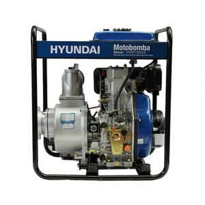 Motobomba Diesel 4"X4" Partida Eléctrica Agua Limpia Hyundai