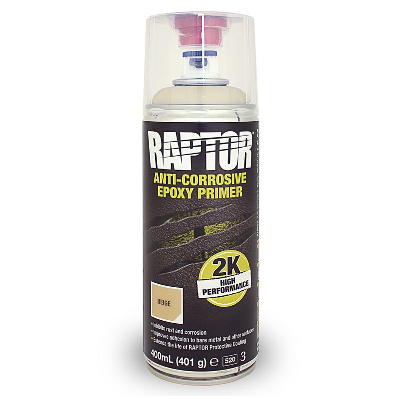 Spray Pintura Raptor 2K Blanco 400 Ml